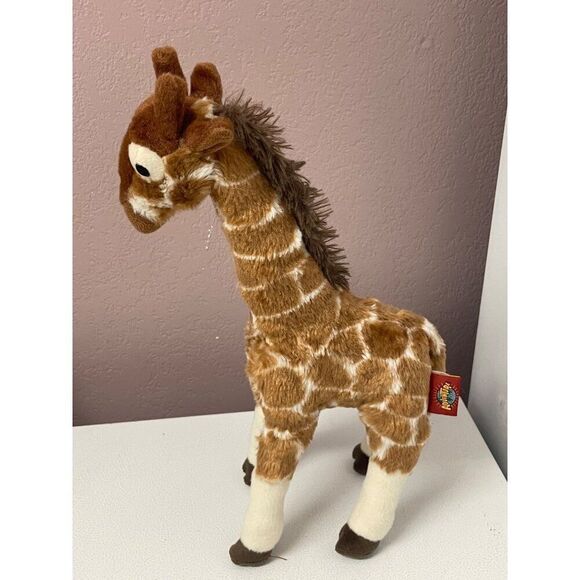 Adventure  Planet Giraffe Plush Toy 15” Posable Stuffed Animal - Picture 3 of 10